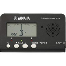 YAMAHA Yamaha Cromatic Tuner Black TD-19BK, 1개