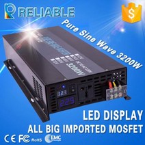 3200W 자동차 전원 인버터 12V 220V 태양 광 인버터 DCAC 변환기 변압기 24V36V48V110120V230V240V, 12V+100 볼트+프랑스