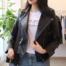메리앤유 비죠디테일 램스킨라이크 라이더자켓