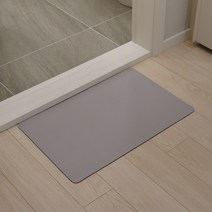 케잔 빨아쓰는 소프트 규조토 발매트 (특대형) 60X90 MYPETIT, 연그레이
