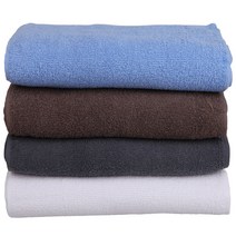 수건1번지 식당 골프장 헬스장 업소용 면 물수건 땀수건 40g 30*31cm 10매, 1set, 백색