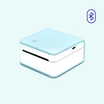 라벨터치 블루투스 라벨기 샌디마로 모바일 사진출력 라벨 프린터 스티커 라벨링, 민트, 1개