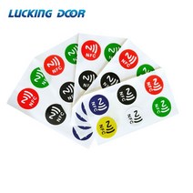 6 개/몫 NFC 태그 스티커 NFC213 레이블 Rfid 태그 카드 접착제 키 태그 llaveros llavero 토큰 순찰