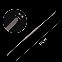 폐전선탈피기 안과 스테인레스 스틸 스트리퍼 티타늄 scleral 비강, 02 B, B+B