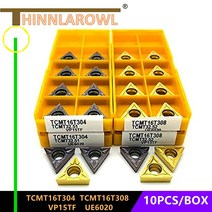 초경 인서트 TCMT110204 VP15TF UE6020 US735 금속 선삭 공구 외부 밀링 커터, 06 TCMT16T304 MA US735