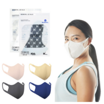 SBS광고 이상화 마스크 여성용 현마스크 귀편한 효성 마스크, 화이트 M(여성용), 20+3팩(69매입)