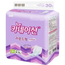 카네이션 성인용기저귀 속기저귀 라운드 고급형 30매x7팩(210매) 1박스, 7개