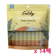 캐츠비 캐츠비 타우린플러스 12g 700개 참치 고양이간식, 없음