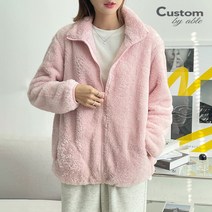 [커스텀에이블] 데일리 보아 반하이넥 집업 점퍼_C2210JP033D