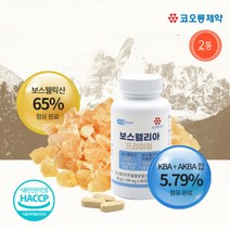 인도산 보스웰리아 프리미엄 보스웰리산 정제 타블렛 90정 하루 한알, 2통 (6개월분)