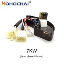 가솔린발전기 소형발전기 이동식발전기 캠핑발전기CQJY 7kw 가솔린 발전기 AVR 자동 전압 레귤레이터 단상, 02 T307A