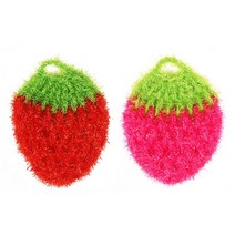 딸기수세미 친환경 손뜨게 아크릴반짝이수세미 10개입, 상세페이지 참조, 상세페이지 참조