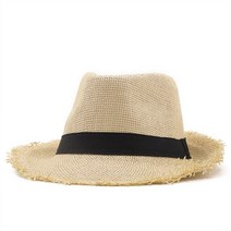 남성용 여름 페도라 simple beach hat men summer cap 여름 모자