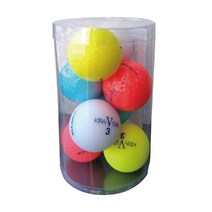 카스코 키라 키라스타 반짝이 골프공 8개 세트, 멀티