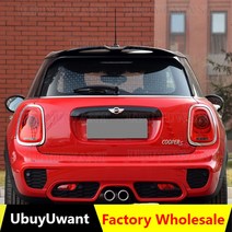 미니 쿠퍼 S 2.0T F56 F55 S JCW 스포일러 FRP 도색되지 않은 실제 탄소 섬유 2013-2020, 02 FRP Unpainted Primer