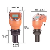 유량계 초음파유량계 디지털 전자식 휴대용 4 in1 토양 PH 센서 NPK 미터 다기능 EC 수분 온도 분석기 디스플레이, 2.01m
