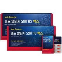 뉴트리원 레드 r-TG오메가 맥스 선물세트1 050mg x 30캡슐x4 크릴오일 함유, 1개