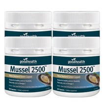 굿헬스 초록입홍합 2500 300캡슐 X 4개, 1세트