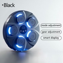 연예인 홈트 권투 운동 복싱 머신 기계 스마트 훈련 가정용 블루투스 샌드백 실내 벽걸이, A. Black 1