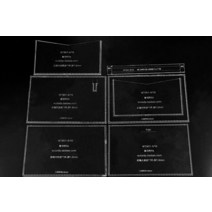 가성비 좋은 리폼 북유럽-유니섹스 긴 지갑 템플릿 투명 아크릴 가죽 공예 패턴 세트 DIY 남성용 모델 클래식 지퍼 핸드백 레이디 클러치 951, [01] 951 Acrylic template