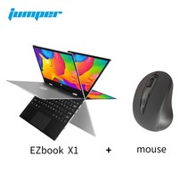 [해외]점퍼 EZbook X1 노트북 6GB 128GB 11.6 인치 19201080 FHD IPS 터치 스크린 인텔 셀러론 쿼드 코어 노트북 Win10 2.4G5G WiFi, 마우스 추가, 한개옵션3