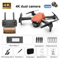 스파이 드론 아바타 농업용드론 잠수드론K3 E99 프로 미니 드론 4K HD 카메라 와이파이 FPV 3 면 장애, 09 4K-Dual C-Brow