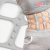 탑건강 실리콘벨트 그레이 L, 5개