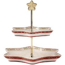 크리스마스 식기 파티 성탄 홈파티 플레이팅 빌레로이 앤 보흐, 2층 페이스트리 접시