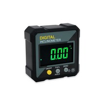 정밀 측정 디지털 각도기 경사계 수평 각도계 쇠자 철자 무선 공구 확인