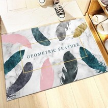 코스트코 발매트 주방매트 이케아 기하학적 카펫 입구 도어 미끄럼 방지 카펫 목욕 주방 깔개 정문 용 환영, 60x90cm, 10