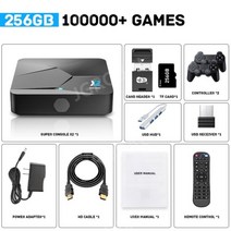 Kinhank-슈퍼 콘솔 X2 에는 100000 개 이상의 클래식 레트로 비디오 게임 PSP/NDS/DC/나오미/PS1/SEGA 용 70 + 에뮬레이터 포함 4K UHD BT5., X2-256G-706-2_EU