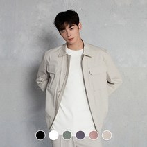 [지오다노] 023502 차은우 헤비코튼 솔리드 긴팔 티셔츠 6컬러