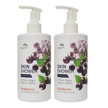 꽃을든남자 아사이베리 스킨샤워 클렌징(탄력저하 건성 피부용) 530ml, 2개
