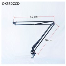 디지털 산업용 비디오 현미경 카메라 용 미니 관절 암 필러 클램프 클립 타입, 02 OK450CCD