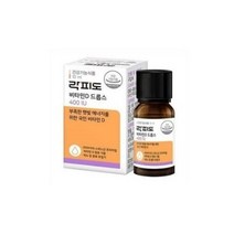 락피도 비타민D 드롭스 400IU, 4개, 10ml