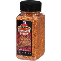 McCormick Grill Mates Brown Sugar Bourbon Seasoning 맥코믹 그릴 메이트 브라운 슈가 버번 시즈닝 13.5oz(382g), 1개