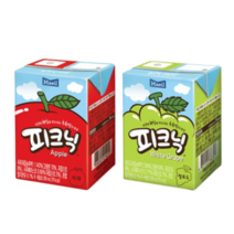 매일 피크닉 사과 청포도 200ml x 24팩 48팩, 매일 피크닉 사과 200ml x 24팩