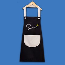 공에이프런 쏘잉별 다이소앞치마 수달사순앞치마 수달사순 키네틱피플 앞치마브랜드 요리, 1 summer 블랙 그레이 포켓