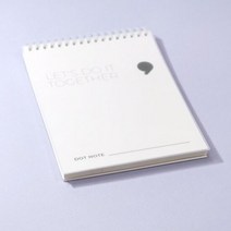 렛츠두잇 스프링 노트 A5 [DOT NOTE / 불렛저널], 선택:그린(green), 단품