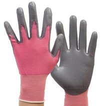 HORSE POWER 홀스파워 슬림PU-140D 코팅장갑 손바닥코팅 작업 피유장갑 10켤레, 1개, 핑크(10켤레)_M