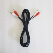 신길전자 2RCA코드 오디오 음성 케이블 실속형, 5M