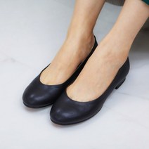 2cm 국산 검정 플랫 단화 빅사이즈