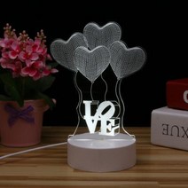 바보사랑 LED 러브 무드등 /아크릴 LED취침등9 11.기프트갓