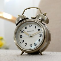 신나라-닷컴_클래식 트윈 알람 탁상시계(블랙골드) 디지털 예쁜 데스크시케 인테리어_ tlsskfk, S-N-선택사항없습니다
