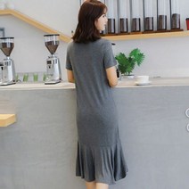 리더스 리더스 여성 여름 밑단 플레어 볼륨 롱원피스 데일리룩 (5456077)