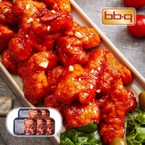 [비비큐] 바로 치킨 강정(매운맛) 200g x 5팩, 바로강정 (매운맛)200gx5팩, 상세설명 참조