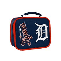 보온 도시락 가방 MLB 공식 라이센스 여행용 26.7 cm x 10.2 cm x 21.6 cm(10.5 x 4 x 8.5인치) 블루, Detroit Tigers