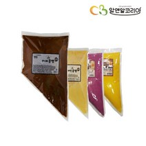 알앤알 커피콩빵 반죽 5kg(1kg X 5개) 커피 플레인 바나나 고구마 초코 반죽 머핀 커피콩빵 팬케익 반죽, 반죽 플레인맛1kg X 5개