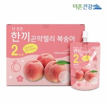 더존건강 한끼 곤약젤리 복숭아 150ml 10팩 1박스, 단품, 단품