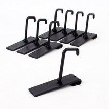 socean 가볍고 녹슬지 않는 반영구 디피 네트 ㄷ자형 고리 8P 엑세서리 걸이 나일론클라스 철망 태그 후크 상품 택